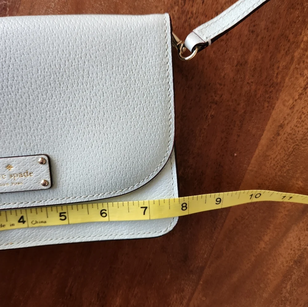 kate spade Mikke Grove Street Mint Green leather crossbody Purse